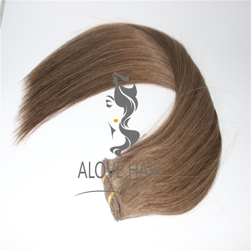 Wholesale best hair extensions hand tied wefts 
